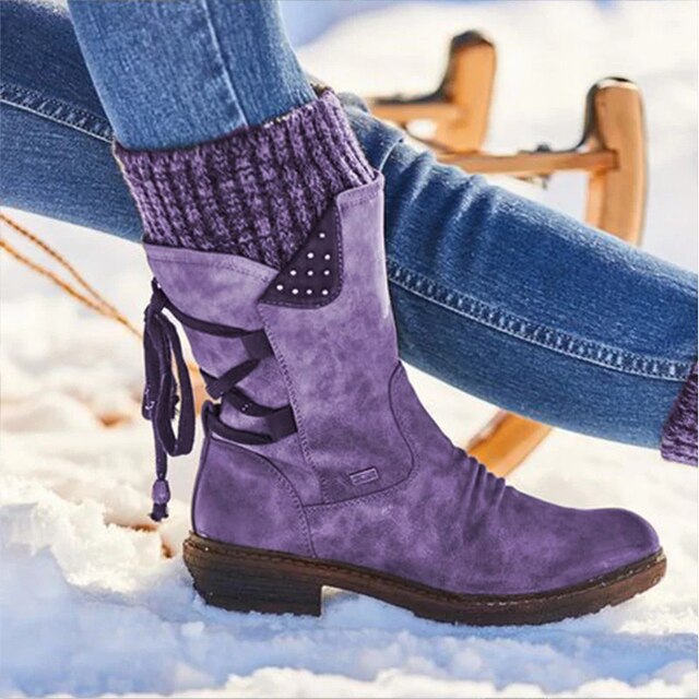 Dame Boots – Vinteregnet – Skridsikker – Komfortabel pasform
