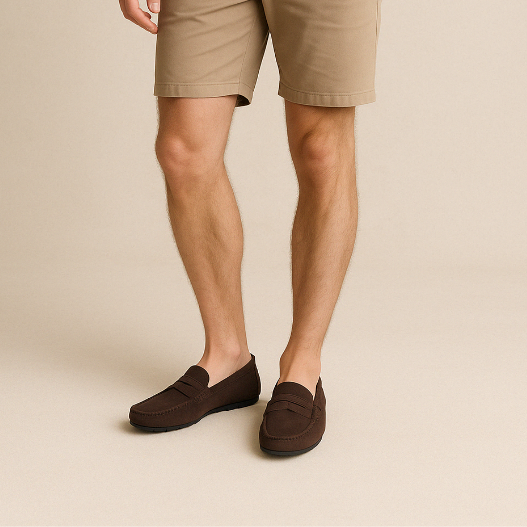 Herre Loafers – Klassisk Design – Komfortabel Pasform – Skridsikker Sål – Suede Look