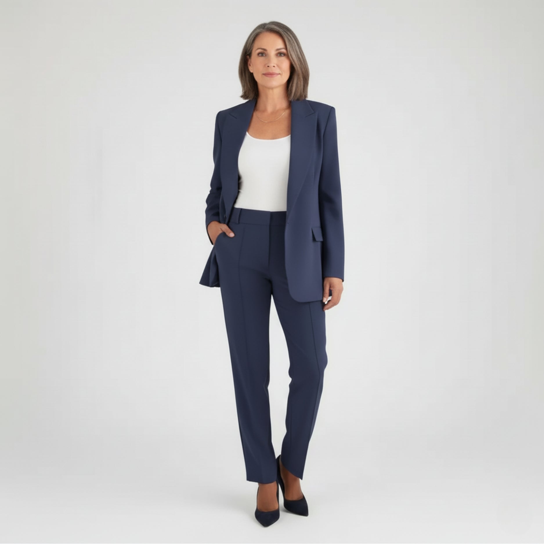Dame Suit Set – Skræddersyet pasform – Let stræk – Elegant look