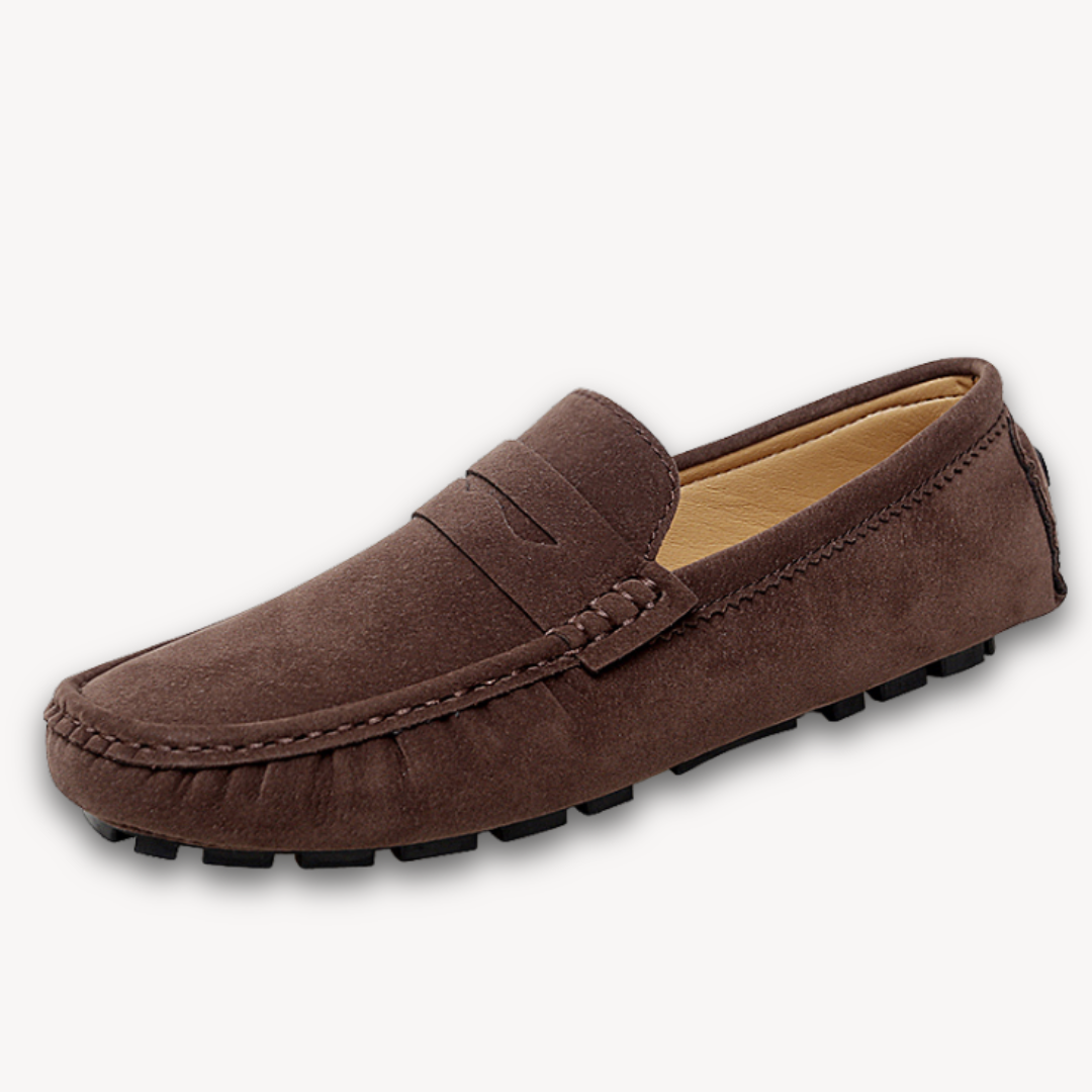 Herre Loafers – Klassisk Design – Komfortabel Pasform – Skridsikker Sål – Suede Look