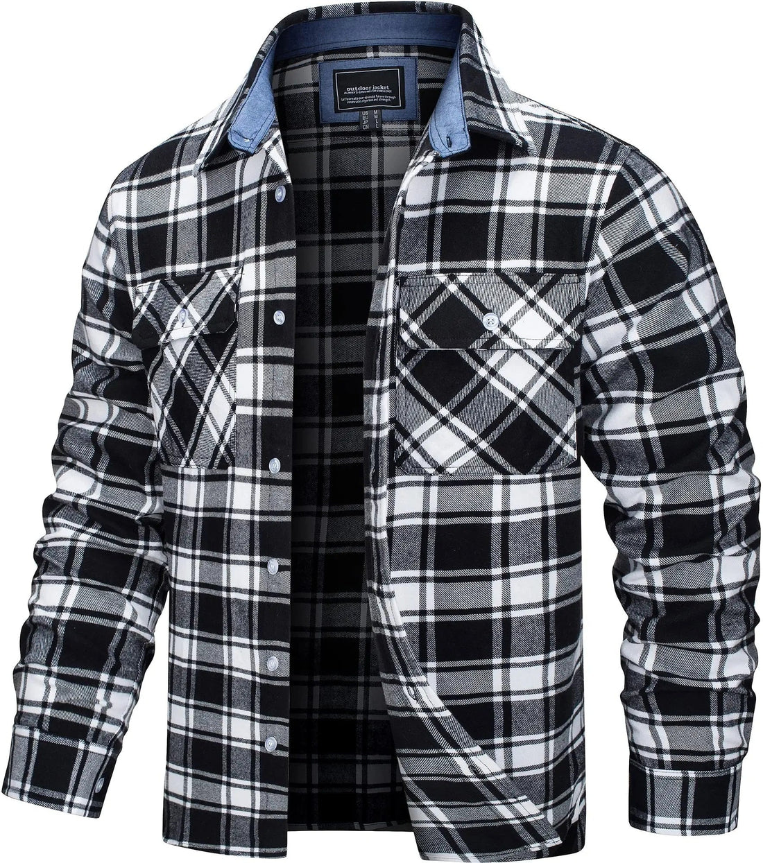 Herre Skjorte – Flannel – Knaplukning – Regular fit
