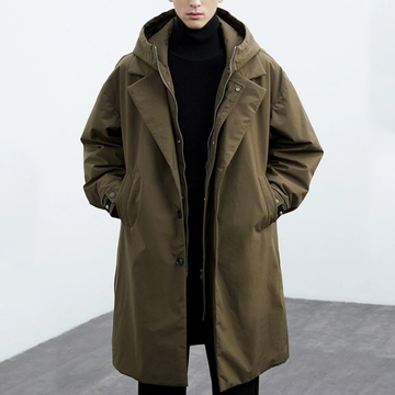 Herre Parka – Isoleret – Hætte – Regular fit