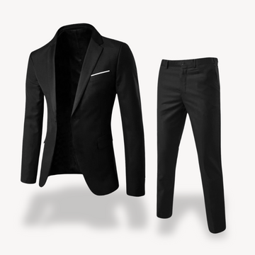 Herre Suit – Elegant Pasform – To-Del Sæt – Klassisk Look – Blazer og Bukser