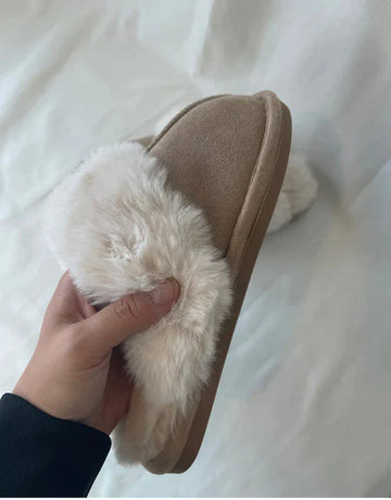Dame Slippers – Blødt for – Syntetisk overdel – Gummisål