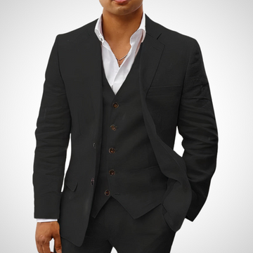 Herre Suit Set – 3-delt – Klassisk pasform – Knappet lukning