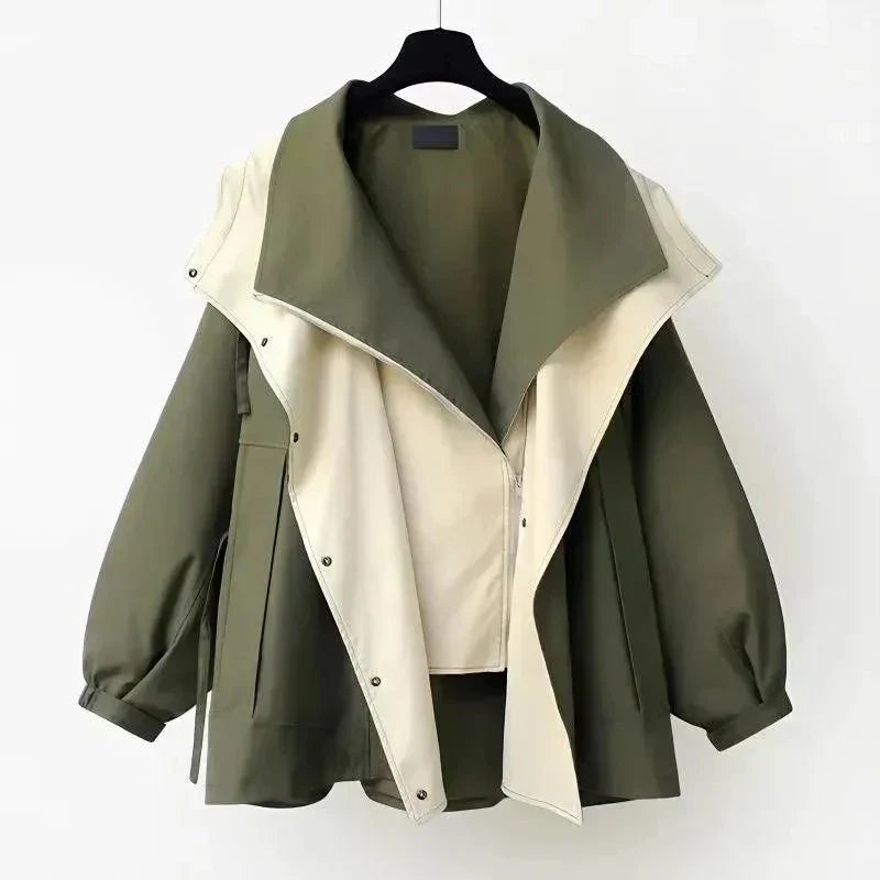 Dame Casual Jacket – Vindafvisende – Løs pasform – Layered design