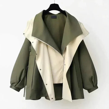 Dame Casual Jacket – Vindafvisende – Løs pasform – Layered design