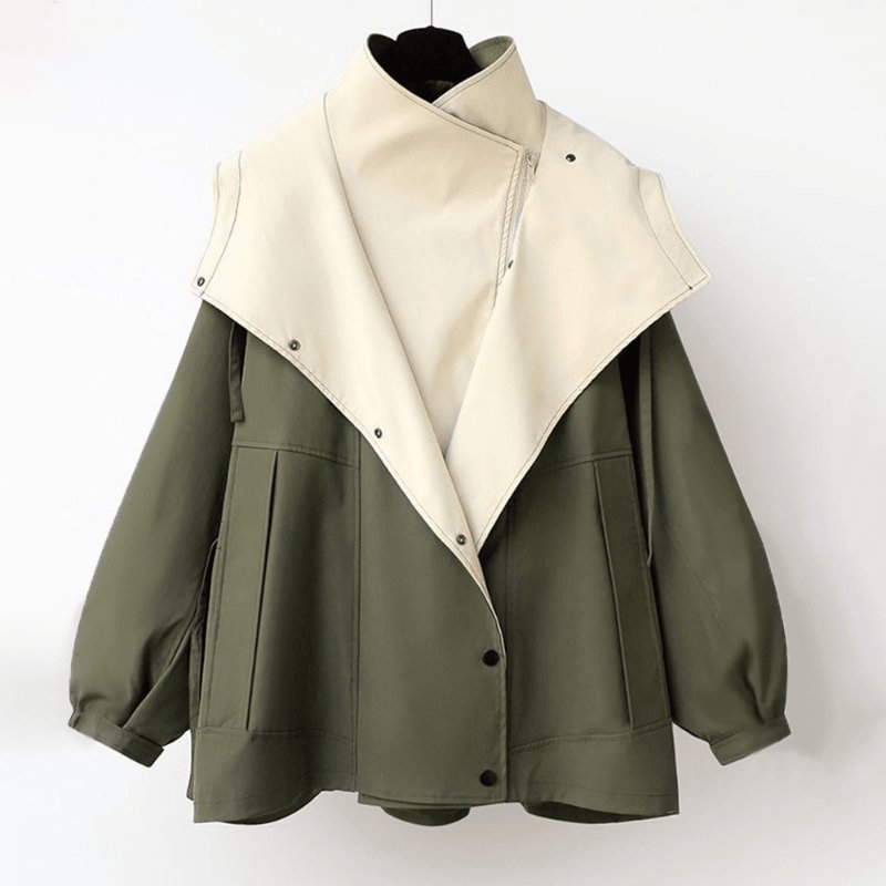 Dame Casual Jacket – Vindafvisende – Løs pasform – Layered design