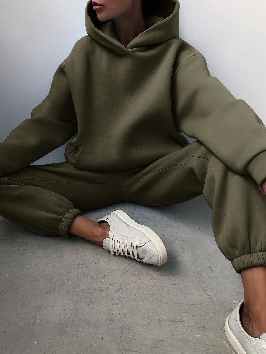 Dame 2-Piece Set – Hætte – Afslappet pasform – Blød finish